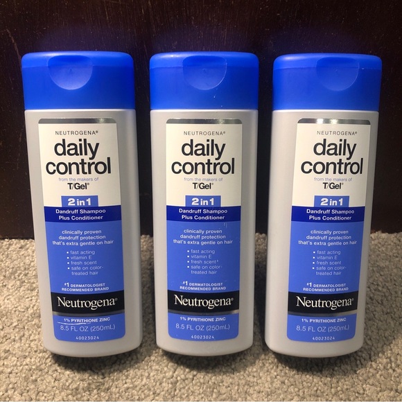 Neutrogena Other - X3 Neutrogena T/Gel Daily Control 2 in 1 Dandruff Shampoo + Conditioner 8.5oz